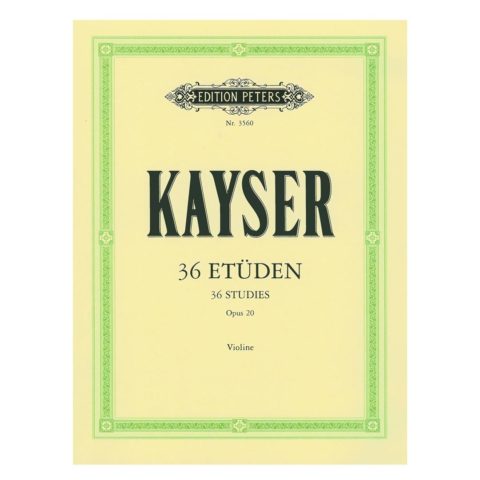 Kayser - 36 Studies